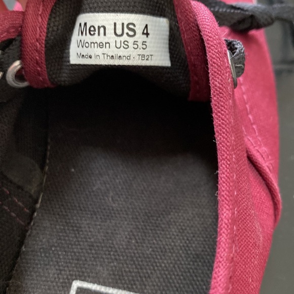 Vans TB2T Skateboard Shoes. Mens 4, Womens 5.5. Maroon - Picture 7 of 11